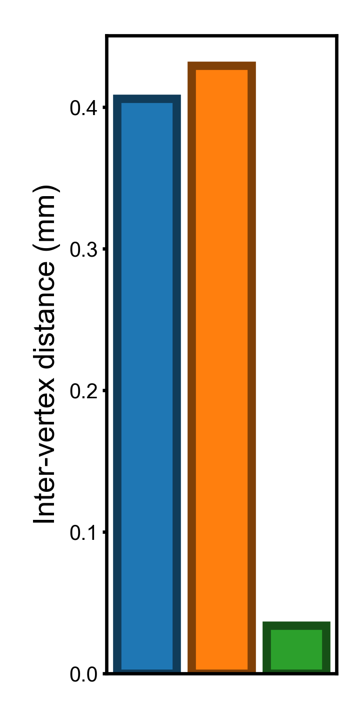 Inter-vertex distance